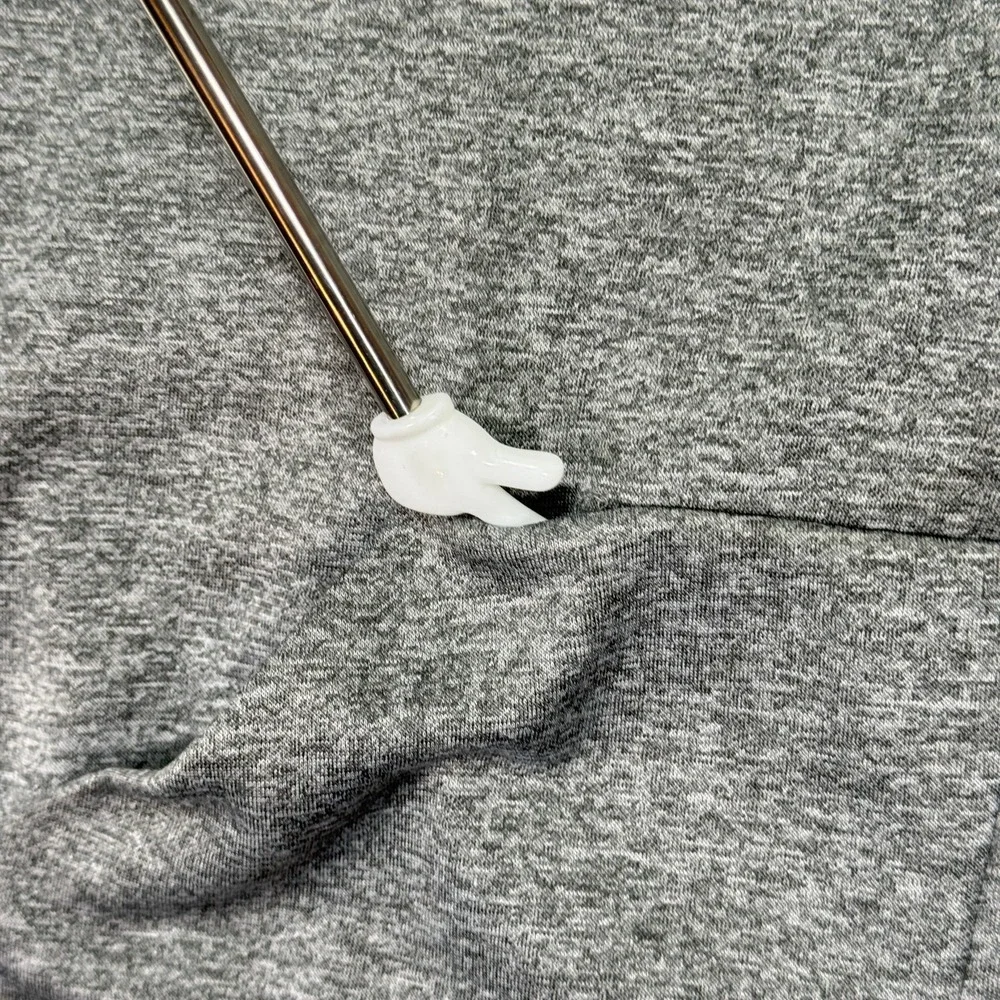 Nike Dri-FIT Mens XL Heather Gray Full Zip Hoodie Sweatshirt Athletic Training